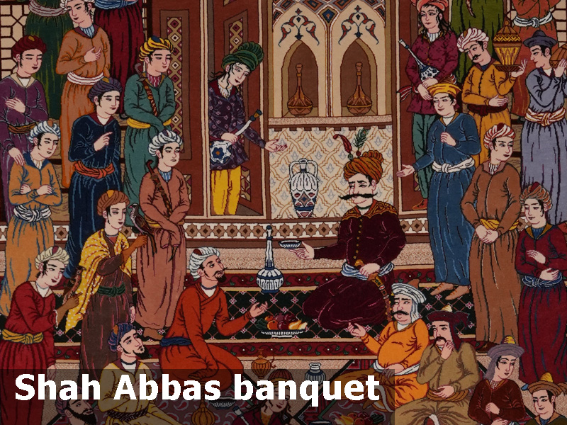 برگزاری نشست غیر حضوری بررسی فرش تصویری بزم شاه عباس